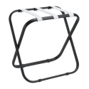 R05S luggage rack with white leather straps