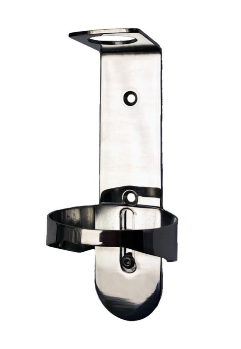 HALTER PUMP SYSTEM FUR FLASCHE 300ML - VERCHROMT