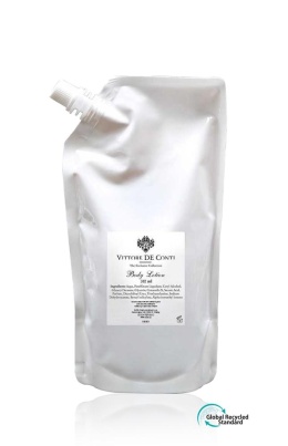 MLECZKO DO CIAŁA PUMP SYSTEM 310ML VITTORE DE CONTI - SASZETKA UZUPEŁNIAJĄCA