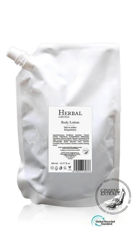 MLECZKO DO CIAŁA PUMP SYSTEM 360ML HERBAL COLLECTION - SASZETKA UZUPEŁNIAJĄCA