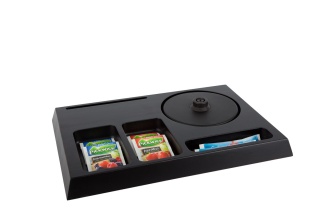 HOSPITALITY TRAY SIGNUM BLACK