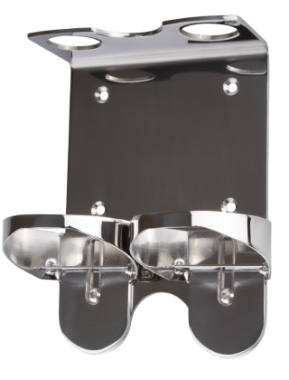 PODWÓJNY HOLDER PUMP SYSTEM DO BUTELEK 360ML - CHROMOWANY
