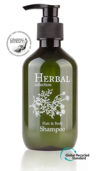 HAAR UND KÖRPER SHAMPOO PUMP SYSTEM 300ML HERBAL COLLECTION
