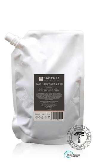 HAIR AND BODY SHAMPOO PUMP SYSTEM 360ML BAOPURE COLLECTION - REFILL SACHET