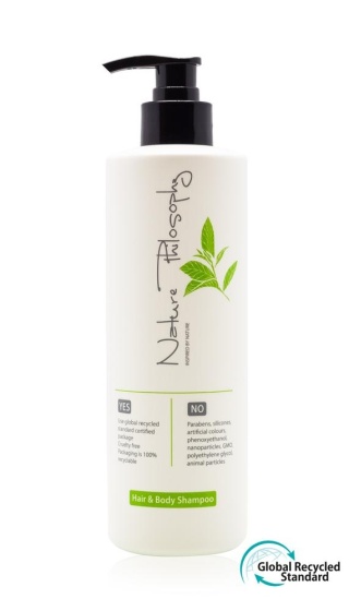 SZAMPON DO WŁOSÓW I CIAŁA PUMP SYSTEM 450 ML NATURE PHILOSOPHY