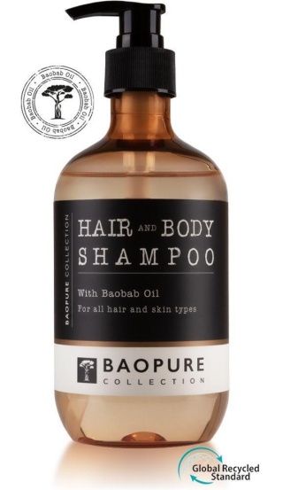 HAIR AND BODY SHAMPOO PUMP SYSTEM 475ML BAOPURE COLLECTION