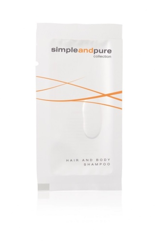 SZAMPON DO WŁOSÓW I CIAŁA SIMPLE AND PURE W SASZETCE 10ML