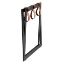 LUGGAGE RACK WITH LEATHER STRAPS R04BS