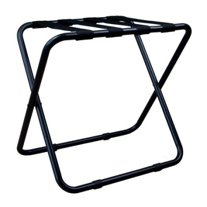 LUGGAGE RACK WITH NYLON STRAPS R06 BLACK